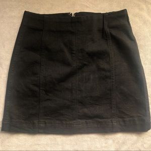 Wild Fable Black Denim Mini Skirt